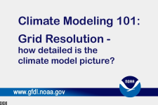 [GFDL Climate Modeling 101: Grid Resolution title screen image]
