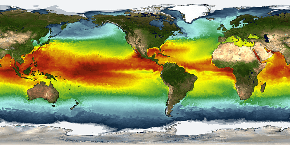 NOAA_GFDL_CM2p5_SST_snapshot_960