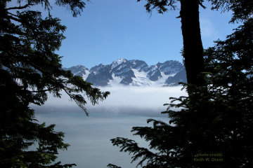 [Resurrection Bay, Alaska photo by Keith W. Dixon]